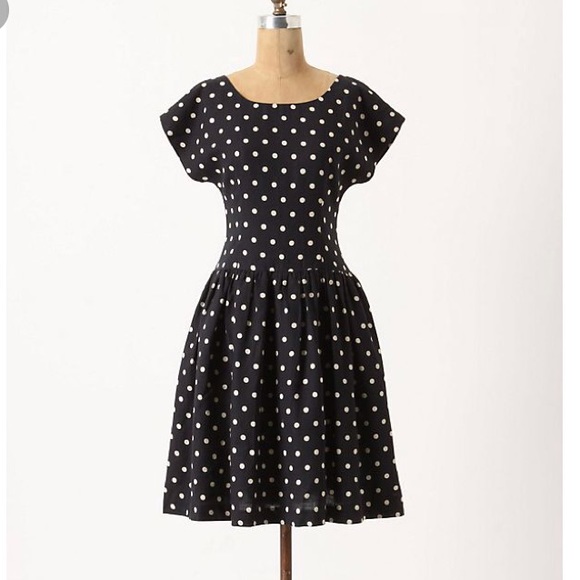 closet polka dot dress